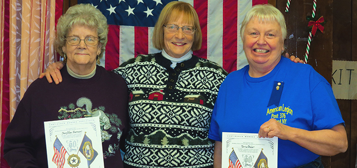 Oxford Legion Auxiliary honors 50-year members